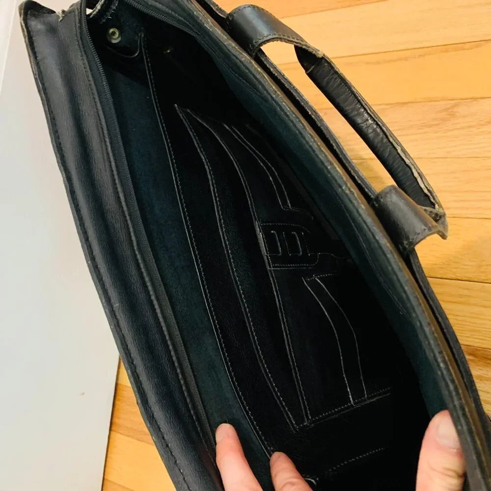 Schlesinger Brothers Leather Briefcase